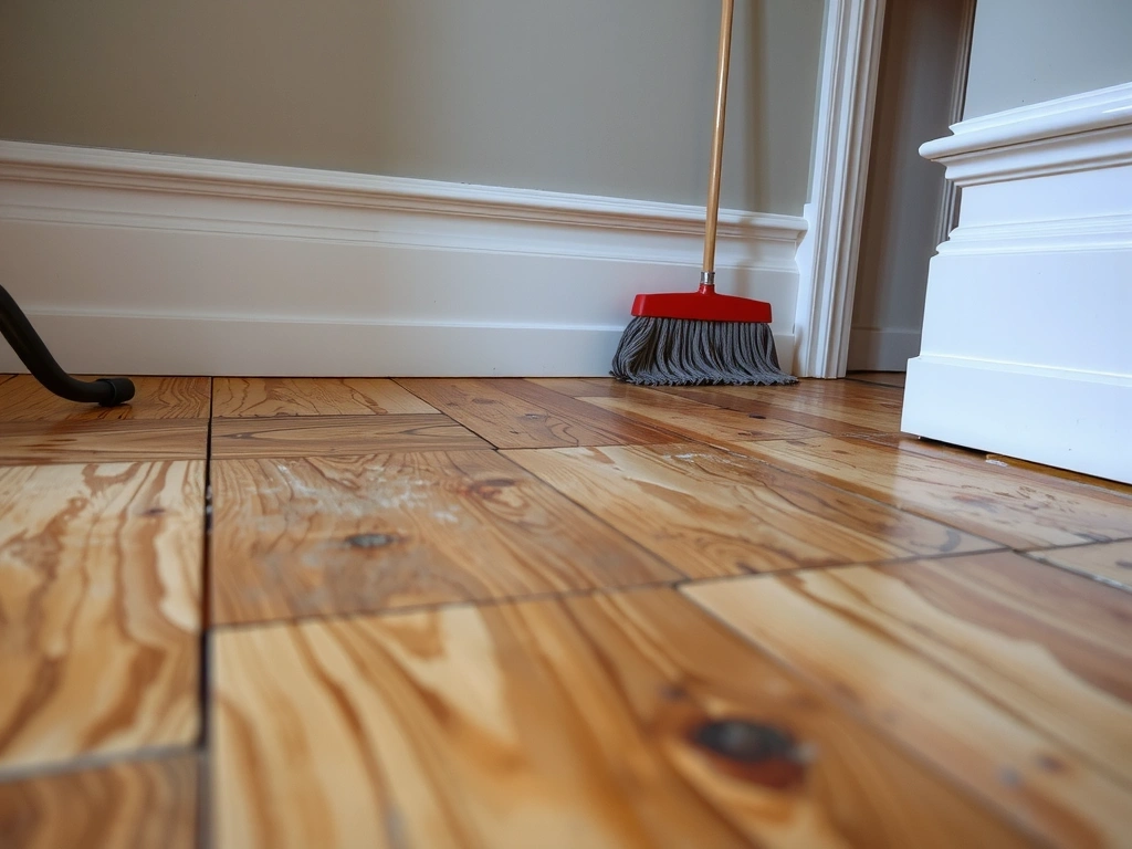 Classic Prague parquet flooring requiring delicate care