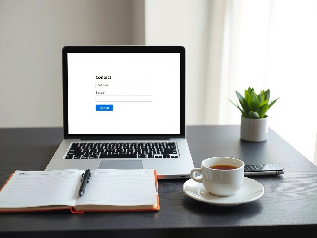 Workspace with contact materials