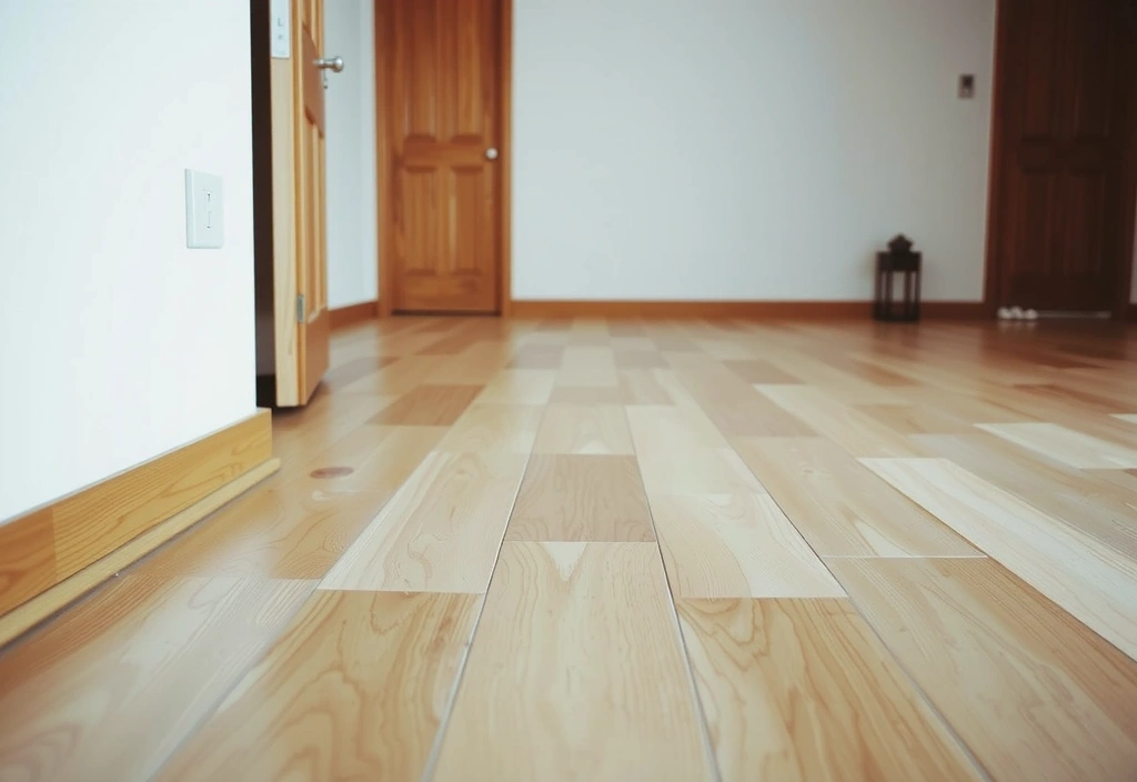 Pristine parquet floor